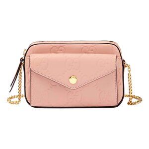 Gilbert Calfskin Mini Envelope Pink Crossbody Bag